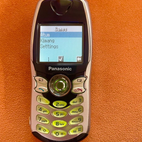 Panasonic EB-GD67 used phone with original box and charger