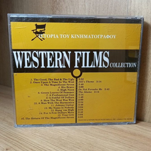 Western Films Collection music CD album, classic soundtrack