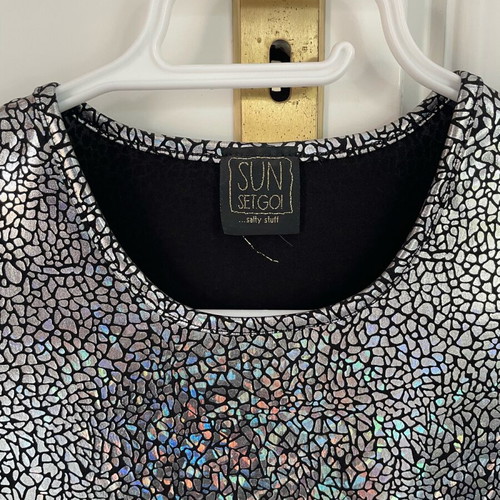 Sunsetgo silver mini dress, one size, like new