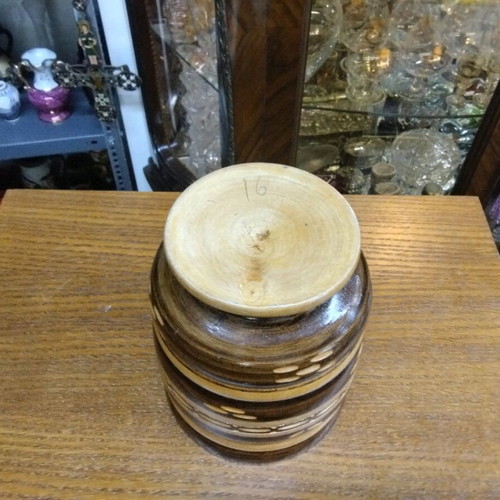 Wooden carved decorative mortar like new for spices