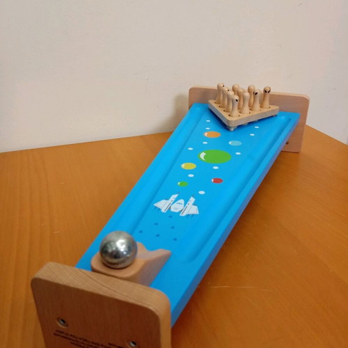 Wooden Bowling And Target Stars 2 In 1 New