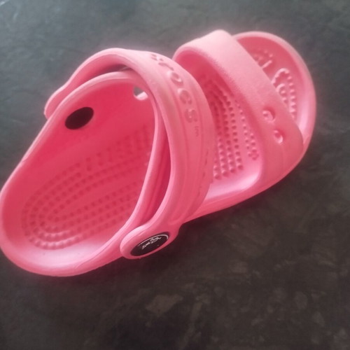 Crocs kids sandals like new, size 23, pink