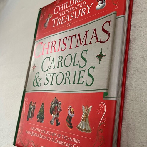 The Children's Illustrated Treasury of Christmas Carols & Stories children's book used, English