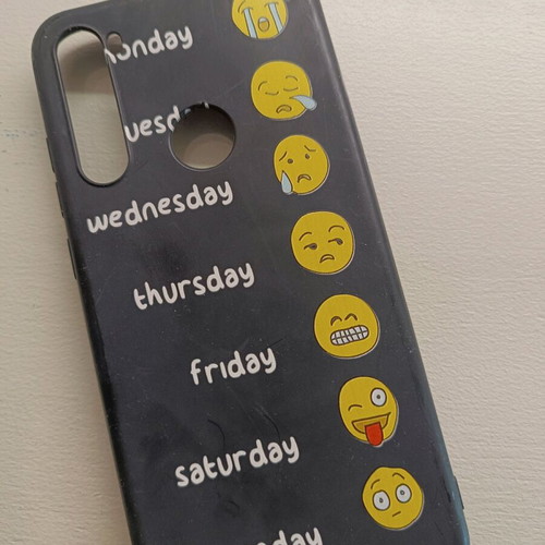 Xiaomi Redmi Note 8T case used with emoji design