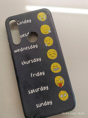 Xiaomi Redmi Note 8T case used with emoji design