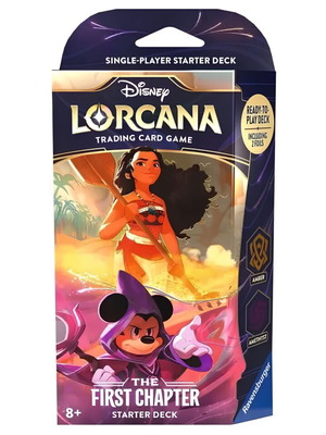 Disney Lorcana TCG Starter Deck The First Chapter νέο Moana & Mickey Mouse