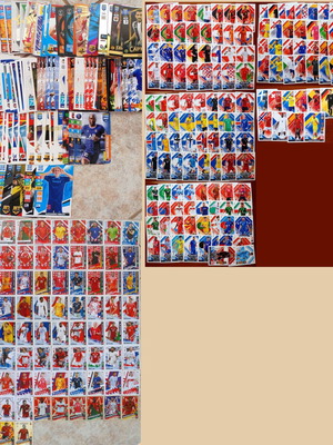 Panini & Topps cards, large collection Champions League, Nations League, Euro