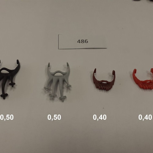 Playmobil assorted beards 486