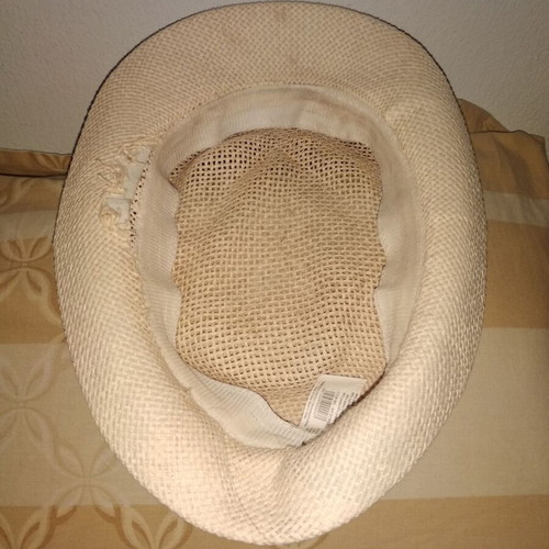 Straw summer hat used with light tear