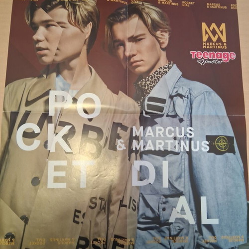 Teenage Girl Marcus & Martinus Blackpink Poster new