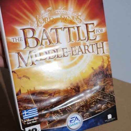 The Lord of the Rings The Battle for Middle Earth case and cover used