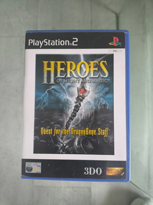 Heroes of Might and Magic Quest for the Dragonbone Staff PS2 used