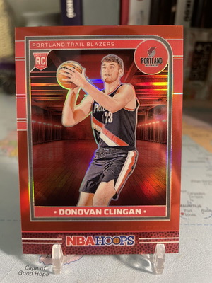 NBA Hoops 2024-25 Donovan Clingan /99 RC card like new