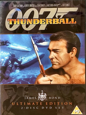 DVD James Bond Thunderball Ultimate Edition μεταχειρισμένο, διπλό DVD