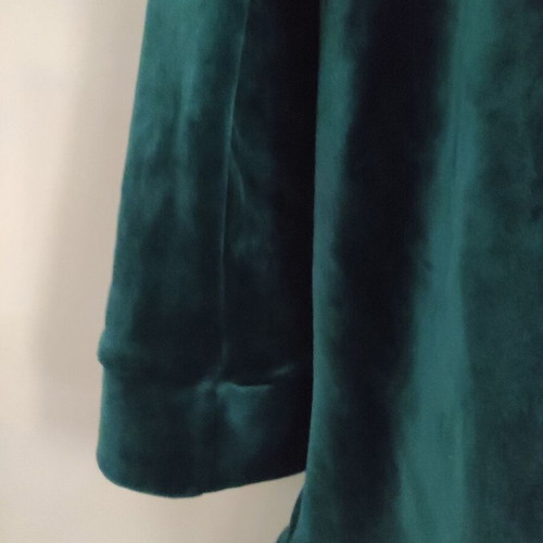 Marlen women's velvet sweatshirt green one size like new