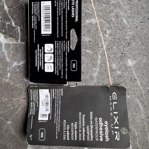 Elixir eyelashes and glue 701 new