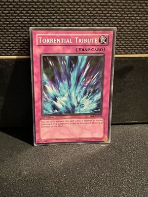 Yu-Gi-Oh! TCG Torrential Tribute card like new