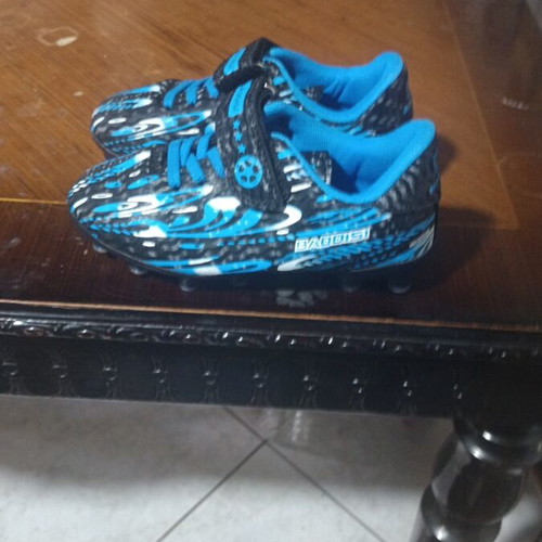 Children's Football Shoes used, size 26, blue