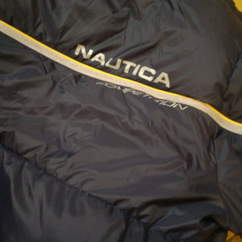 Nautica men's puffer jacket used, size M