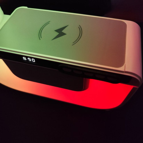 Bluetooth Speaker XM-G3 new with alarm clock, wireless charging and RGB LED