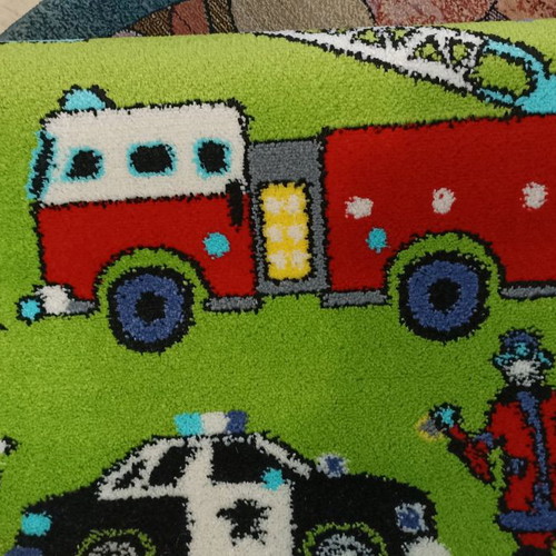 Children's bedroom rug set new with antistatic yarns