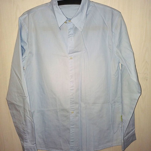 Sam 0-13 Boys' Shirt 14 Years 164 cm Slim Fit Blue Like New