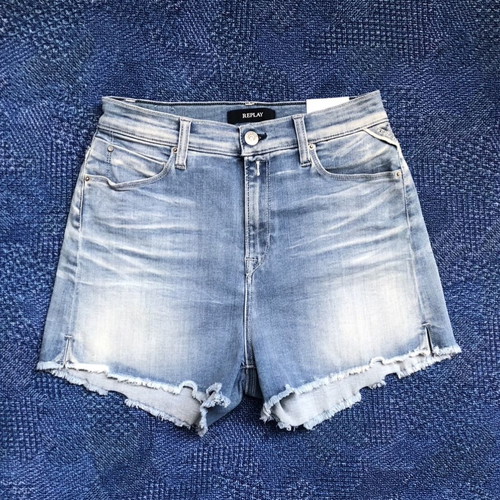 Replay Denim Shorts new, size 27, blue