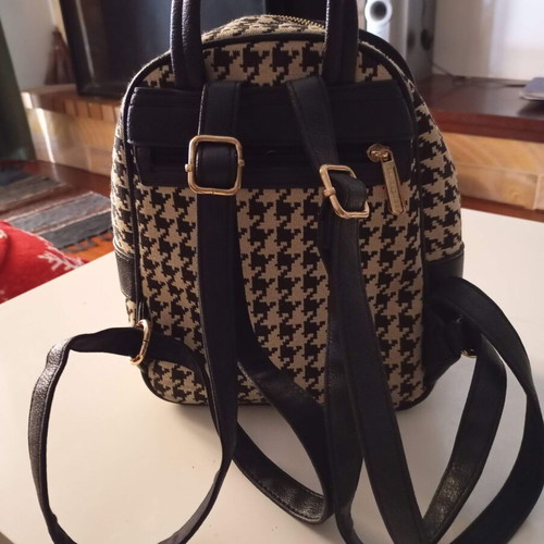 David Jones backpack used, black and white