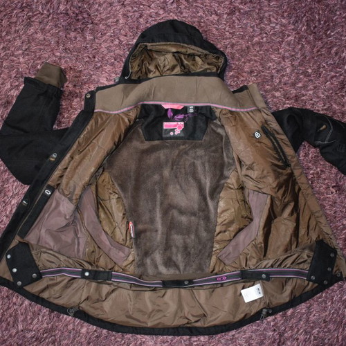Salomon women's jacket size M used, waterproof with Primaloft insulation