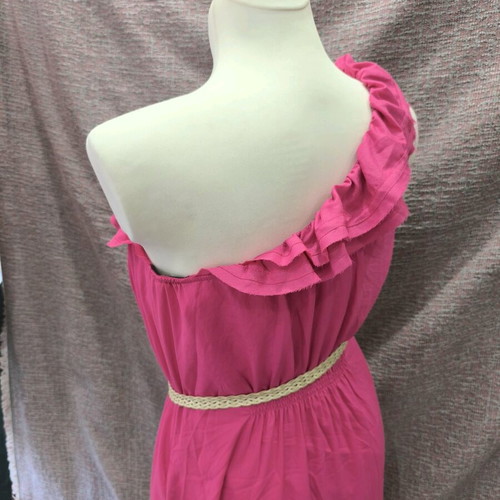 DKNY genuine cocktail summer dress size S pink like new