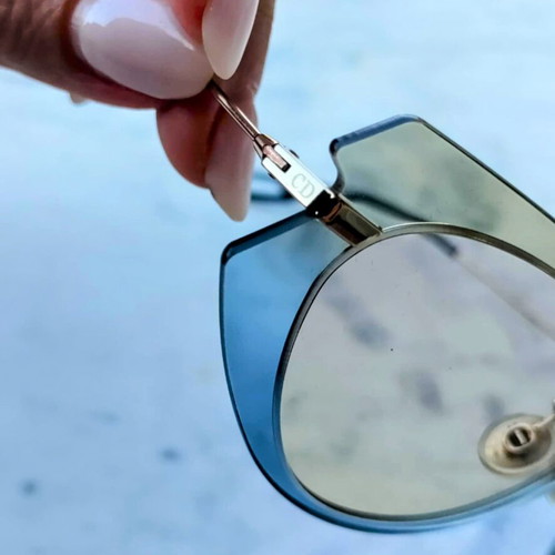 Dior Attitude 2 sunglasses new, beige and blue