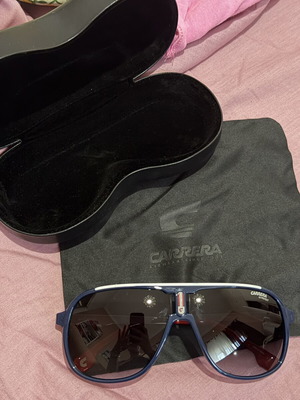 Carrera sunglasses unisex blue with red details brand new