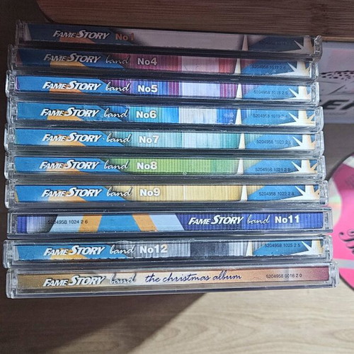 Fame Story Band collection set of 10 CDs like new, with Christmas Album