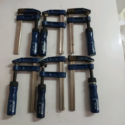 Carpenter clamps 100x50 new, pack of 6