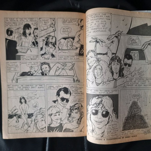 Van Halen comic used, Rock Fantasy June 1990