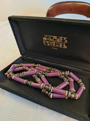 Vintage Jacques Esterel necklace new, multicolored