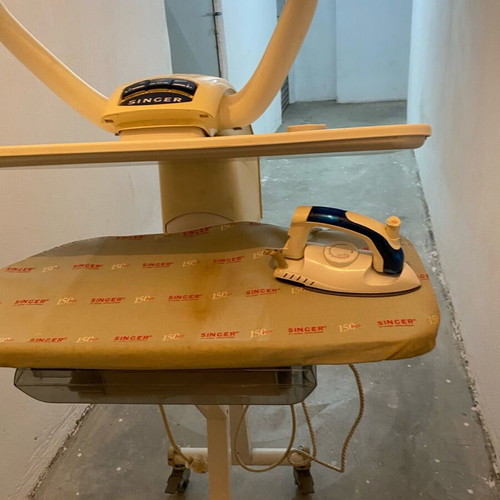 Singer ironing press used