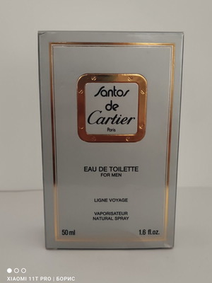 Santos de Cartier Eau De Toilette Natural Spray 50 ml vintage