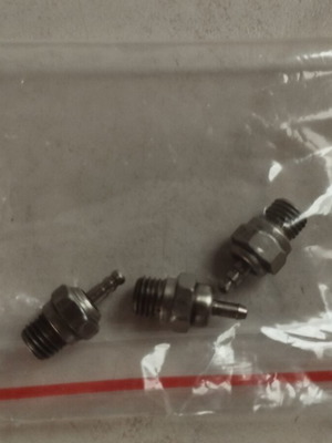 Kyosho GX-15 engine spark plugs like new, pack of 3