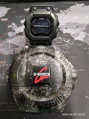 Casio G-Shock BX-56BB-1ER Solar ψηφιακό ανδρικό ρολόι σαν καινούργιο, 53.6mm