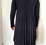  Μαύρο φόρεμα NEJMA με πιέτες στην πλάτη μέγεθος S/M