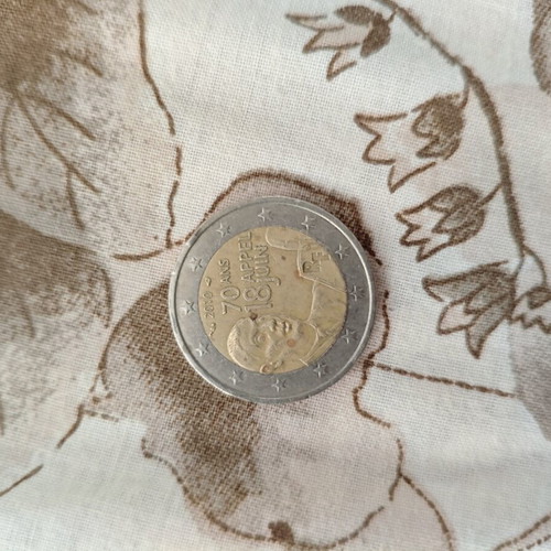 France 2€ 2010 commemorative coin 70 Years Appeal of 18 June used