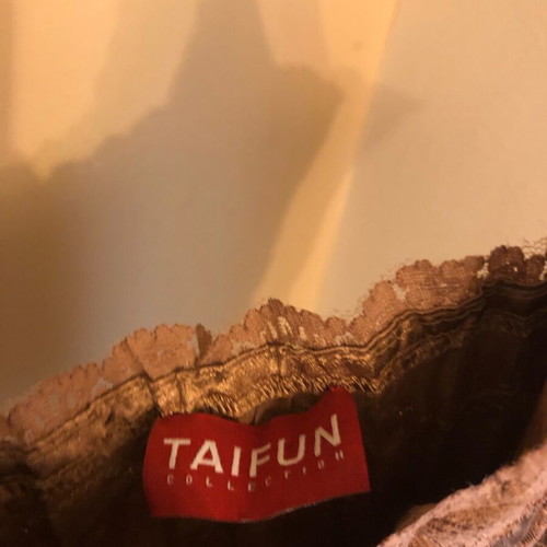 Taifun satin adjustable strap top like new, brown, size L