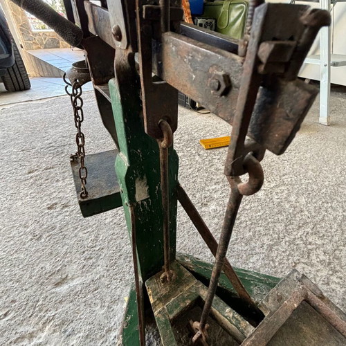 Antique scale used in original condition