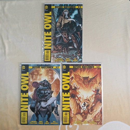 Before Watchmen: Nite Owl pack of 3 issues in very good condition