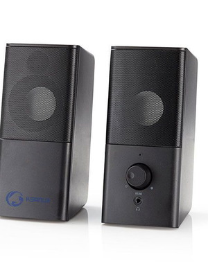 Nedis Gaming ηχεία GSPR10020BK καινούργια 2.0, 6W