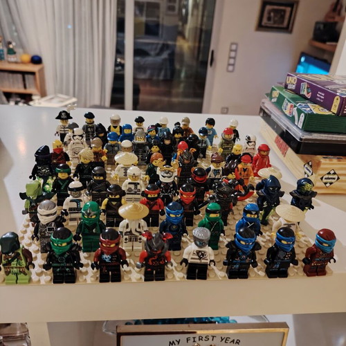 Lego Ninjago, Movie, City used, 20kg set with figures