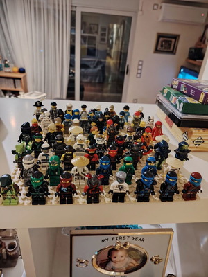 Lego Ninjago, Movie, City used, 20kg set with figures