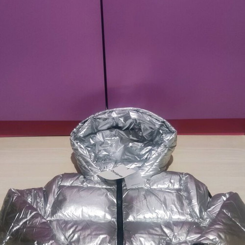 Desigual Amelia padded jacket new, silver puffer for girls 5-6 years