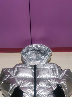 Desigual Amelia padded jacket new, silver puffer for girls 5-6 years
